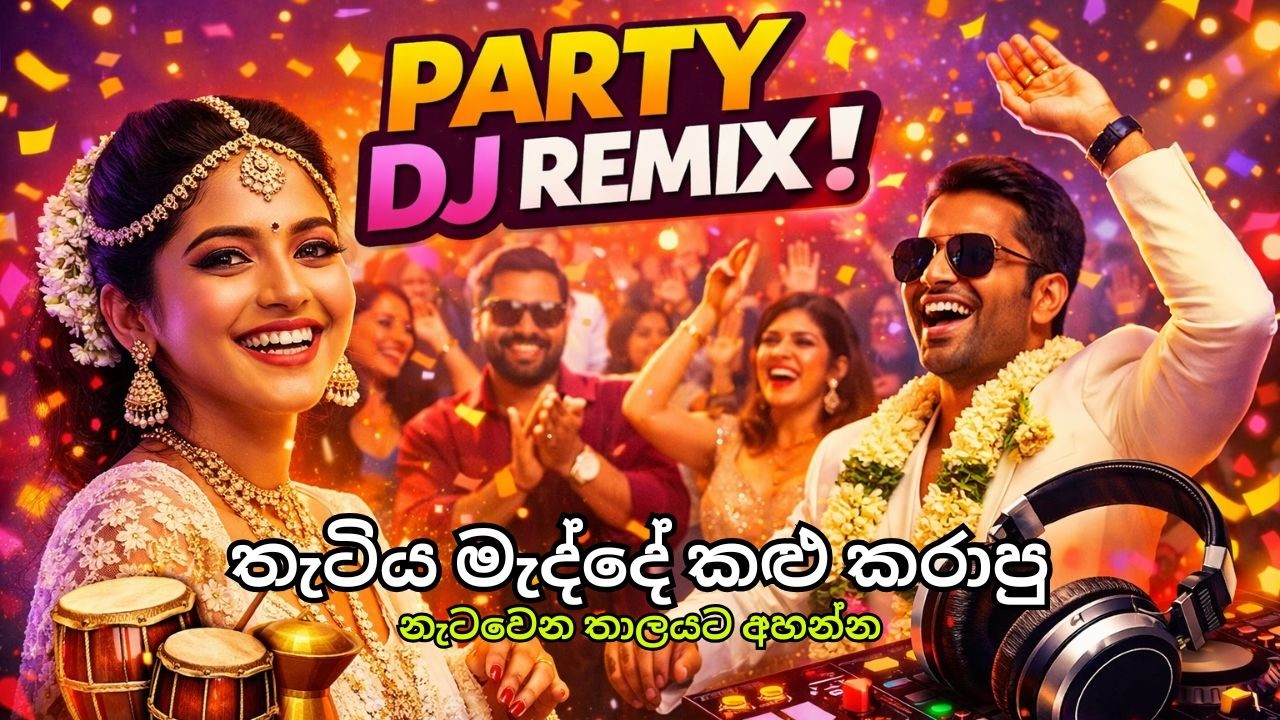 තැටිය මැද්දේ කළු කරාපු 🔥 Ultra Wedding Party DJ Remix | Sinhala Baila DJ Dance Vibes 2026