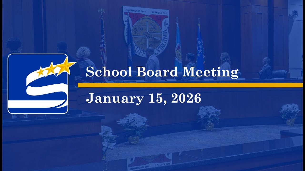 January 15, 2026 - School Board Meeting