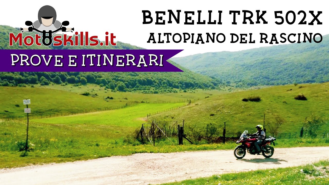 Sull’Altopiano del Rascino con la Benelli TRK 502X