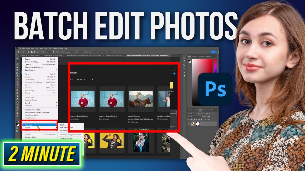 How to Batch Edit in Photoshop 2026 | Batch Photo Edit