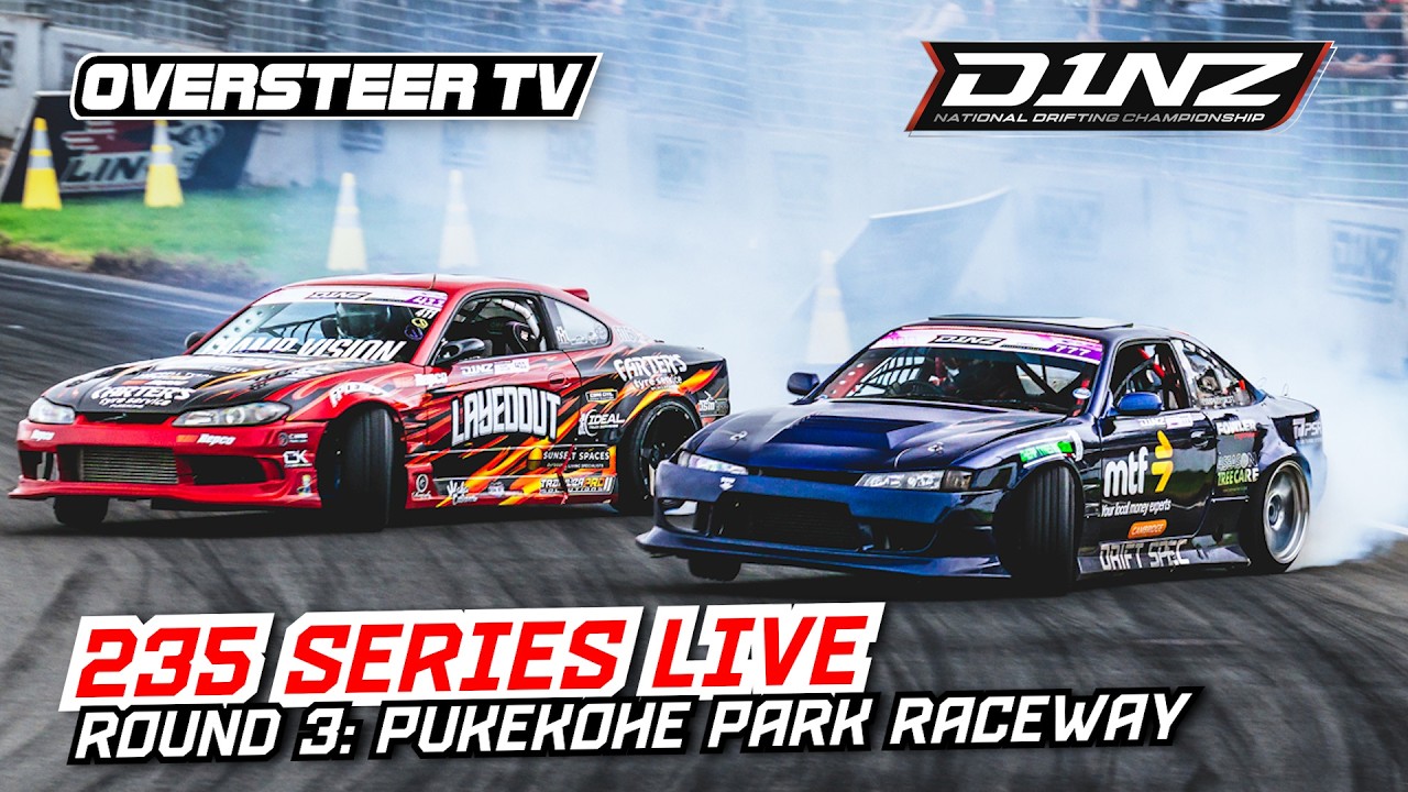 D1NZ 2026 • Pro-SPORT 235 Class • Round 3 LIVE • Top-16 Drift Battles • Pukekohe Park Raceway