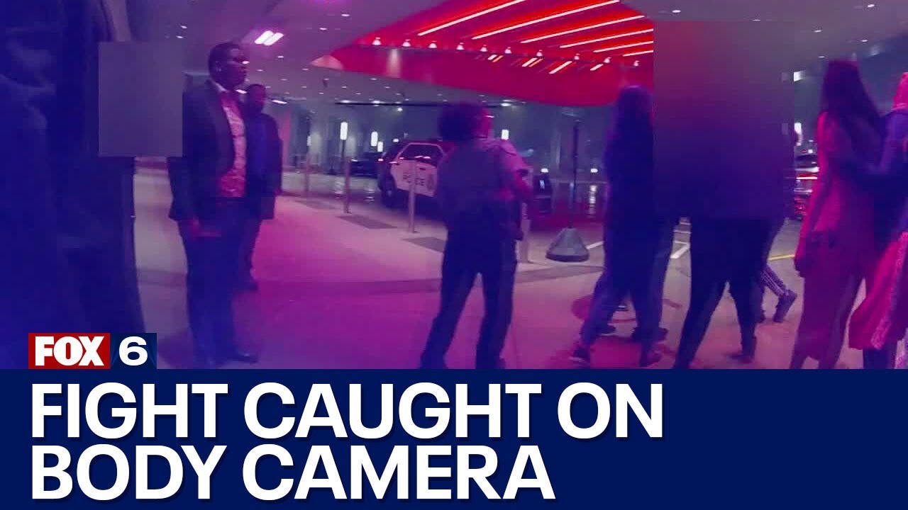 Fight outside Potawatomi; police video captures officers breaking it up | FOX6 News Milwaukee