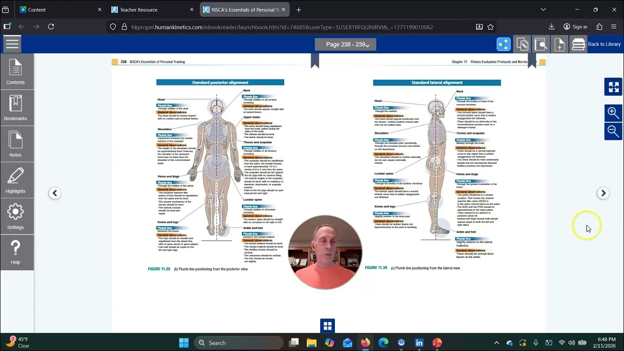 NSCA Ch#11 Presentation 7 Assessments for Postural Alignment and Movement