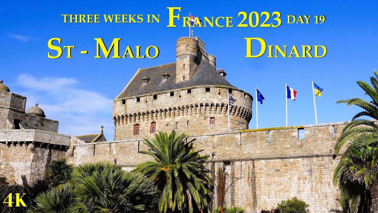 The beautiful city of St Malo & Dinard on the Emerald Coast of Brittany - France  🇫🇷