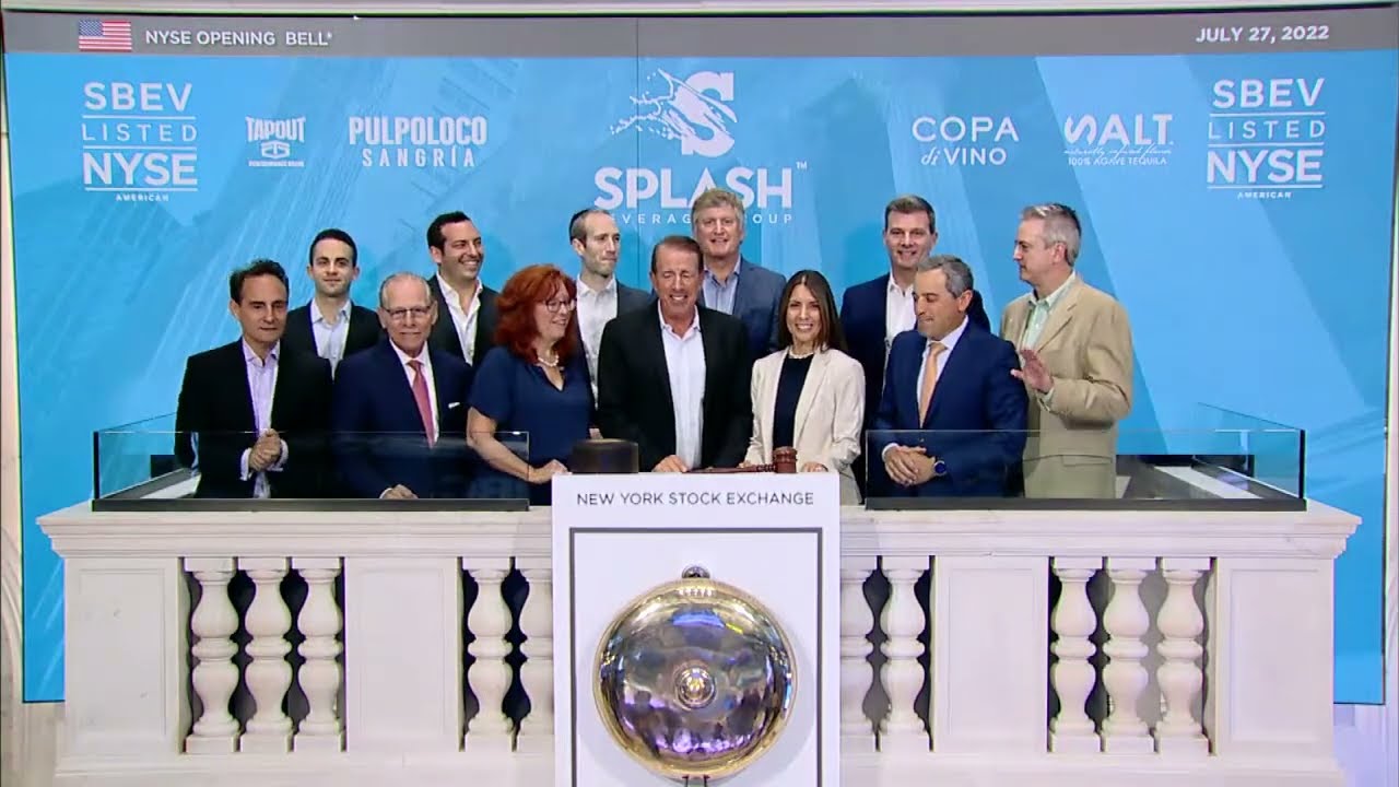 Splash Beverage Group (NYSE American: SBEV) Rings The Opening Bell&reg;