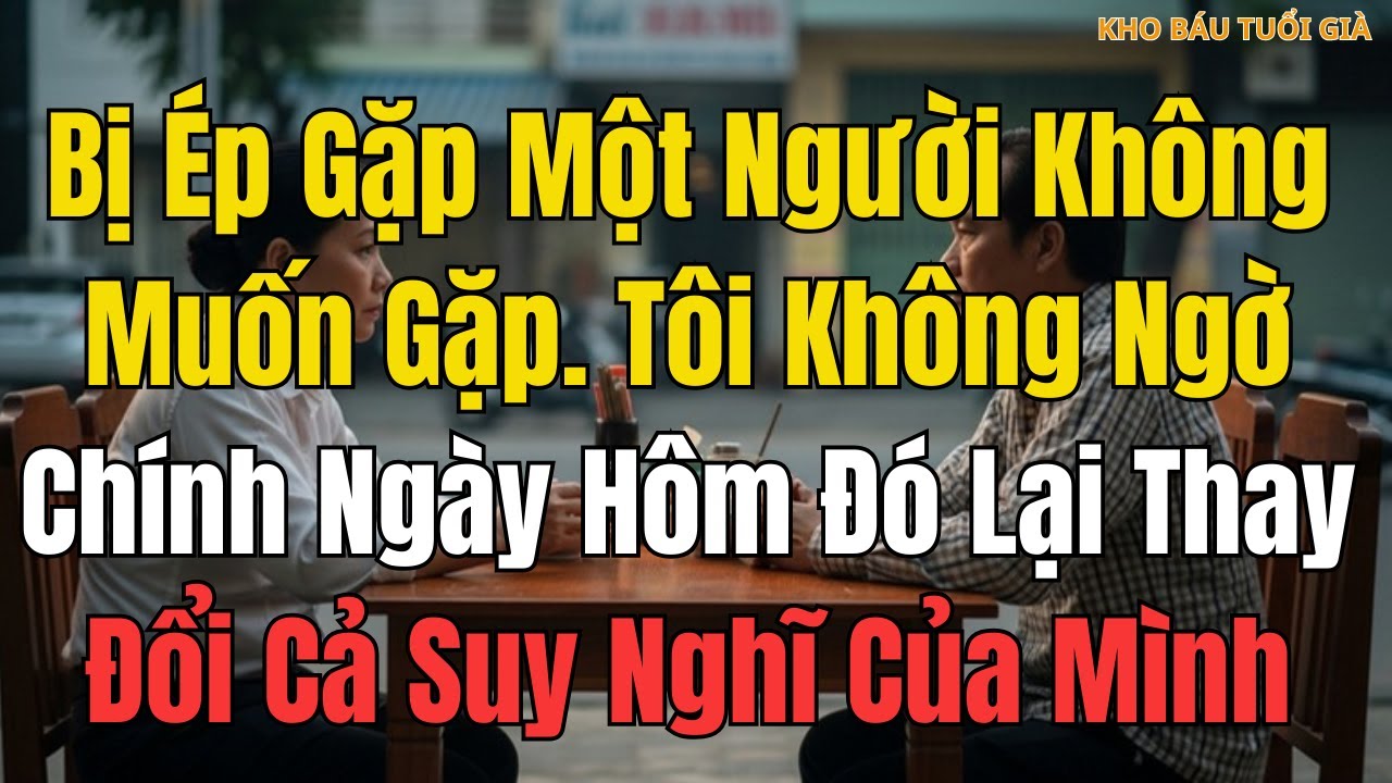 Bị Ép Gặp Một Người Không Muốn Gặp. Tôi Không Ngờ Chính Ngày Hôm Đó Lại Thay Đổi Cả Suy Nghĩ Của ..