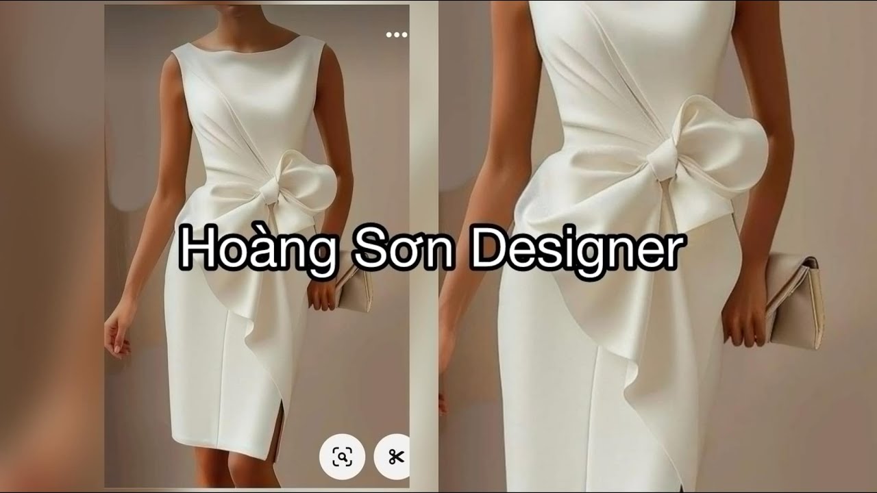 Dạy cắt may: hướng dẫn cách cắt đầm sát nách thân xếp ly nơ kẹp bổ mảnh thân| Sách dạy cắt may