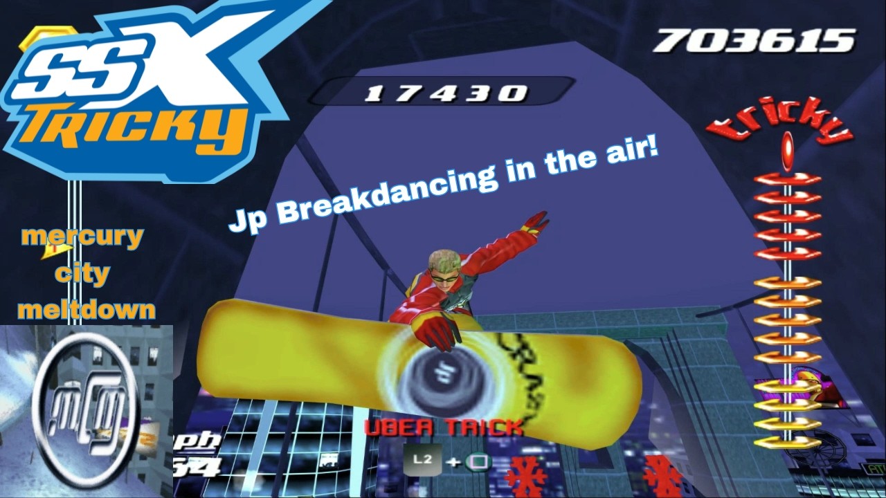 JP Breakdancing in the Air! | Mercury City Meltdown Showoff – SSX Tricky