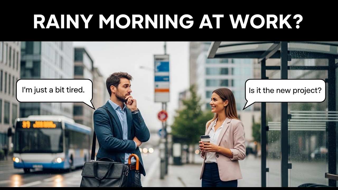 ☕ From Weather to Work Projects – Real Office Conversation