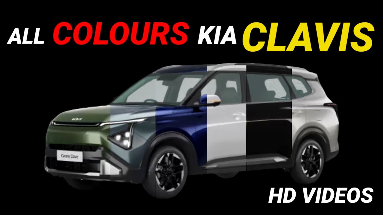 All 8 Colours of Kia Carens Clavis in HD Videos | Kia Clavis Colors 2025