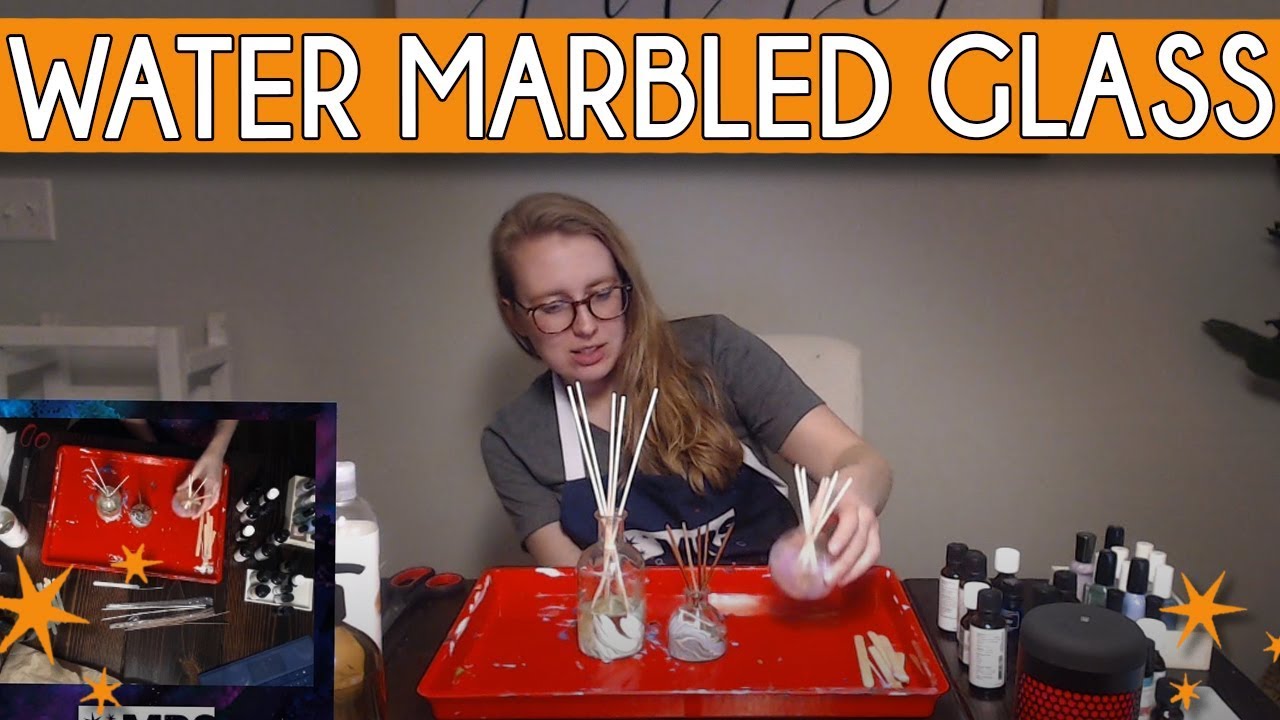 Arts & Crafts: Water Marbled Glass