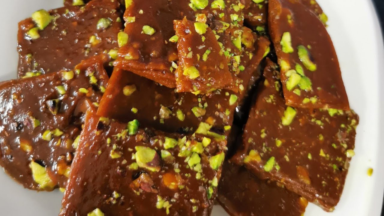 حلاوة الساهون (سوهن) بالدقيق و بدون إضافة طحينية / Atta Kadak