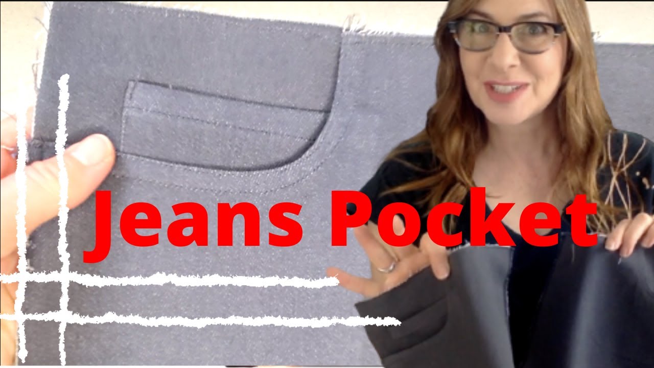 SEWING JEANS! Part 1- How to sew a Western pocket