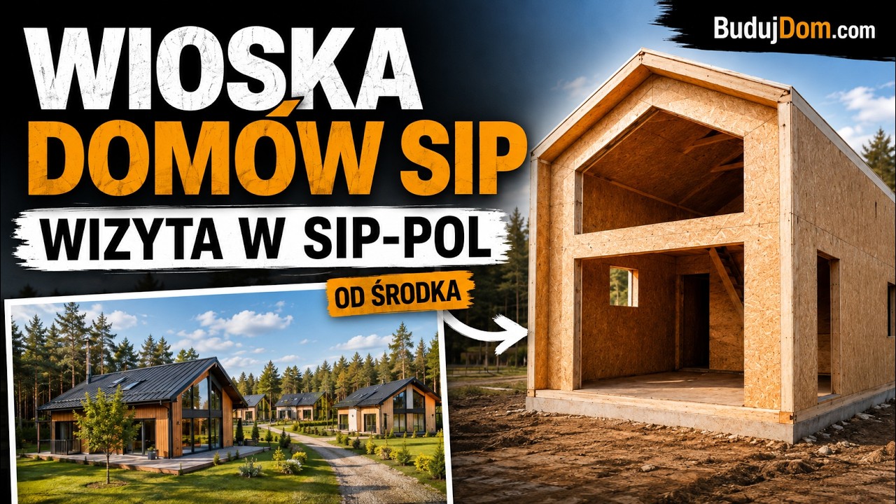 Dom z paneli SIP od środka | Wizyta w SIP-POL i prezentacja realizacji