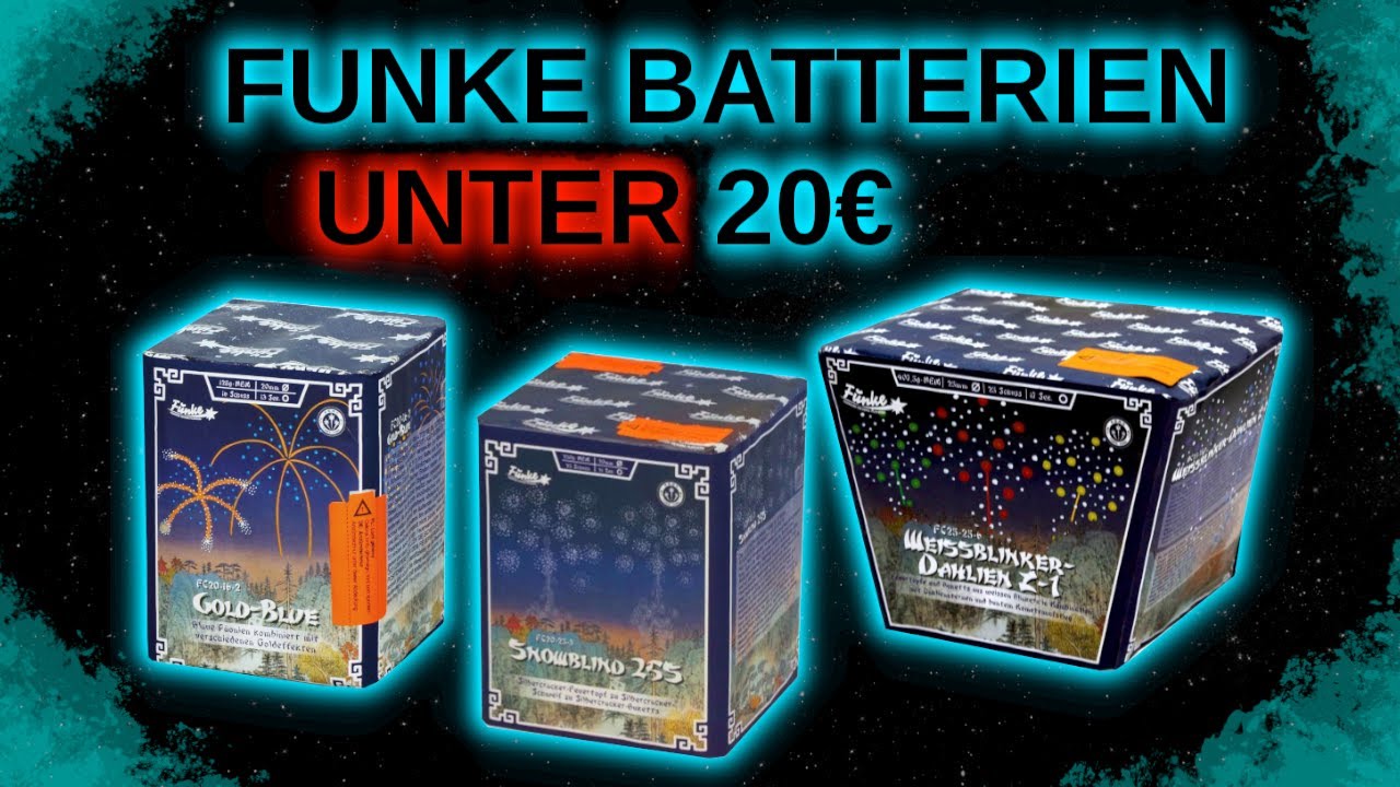 TOP 3 FUNKE BATTERIEN **UNTER 20€**