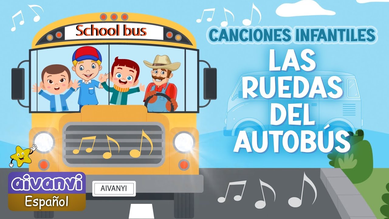 Las Ruedas del Autobús | Canciones Infantiles | Aivanyi Español