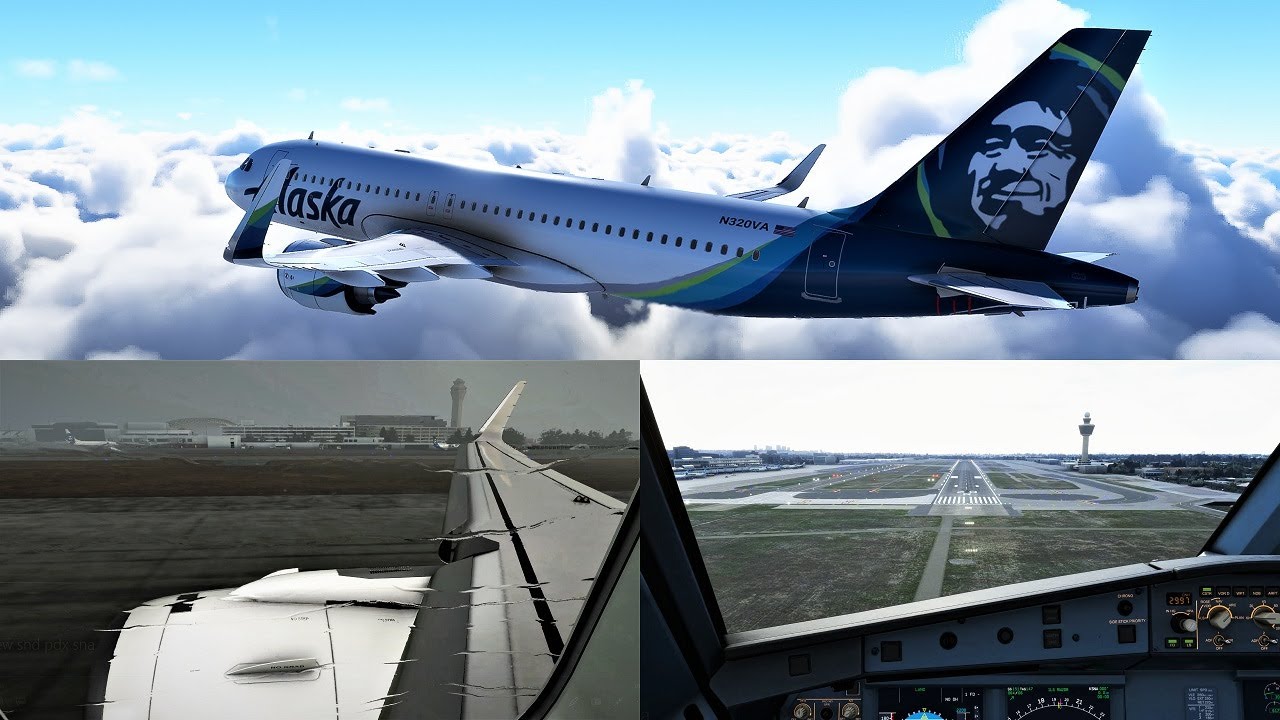 FlyByWire A32NX | Flight Simulator 2020 | Portland - Santa Ana