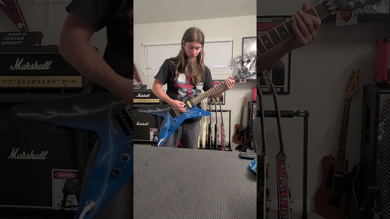 2025 Dean from Hell CFH 4 sale at Adam's Guitar Addict on Reverb. Danny M on Guitar.