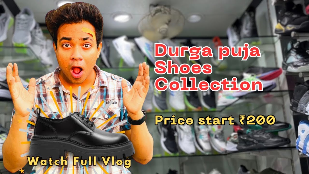 Durga puja shoes collection and Food festival | today we find perfect shoe&rsquo;s collection