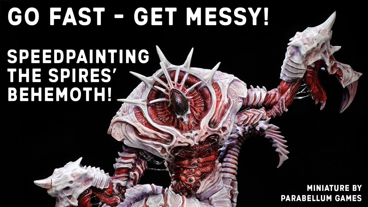 Go Fast - Get Messy! How to Speed Paint Conquest's BIG new Siegebreaker Behemoth in 2 Hrs!