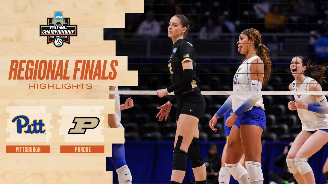 Pittsburgh vs. Purdue: 2025 NCAA volleyball regional final highlights