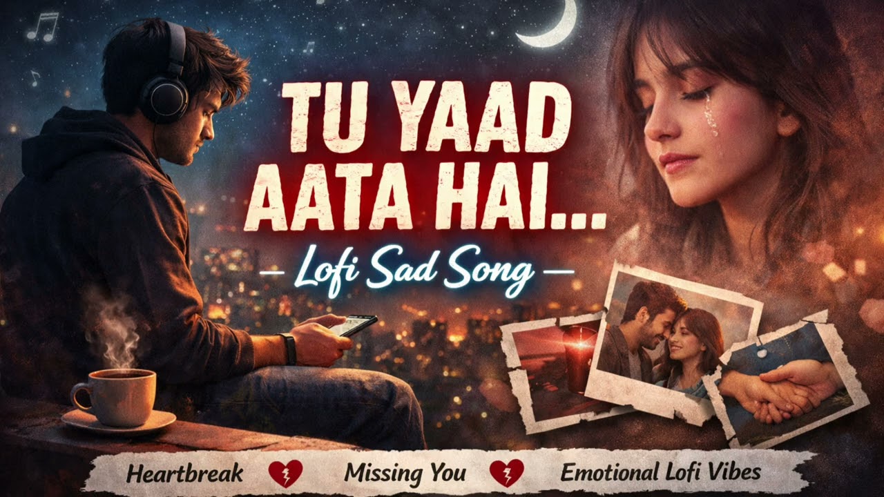 Tu Yaad Aata Hai 💔 | Heart Touching Lofi Sad Song | Hindi Emotional Song 2026 | Missing You