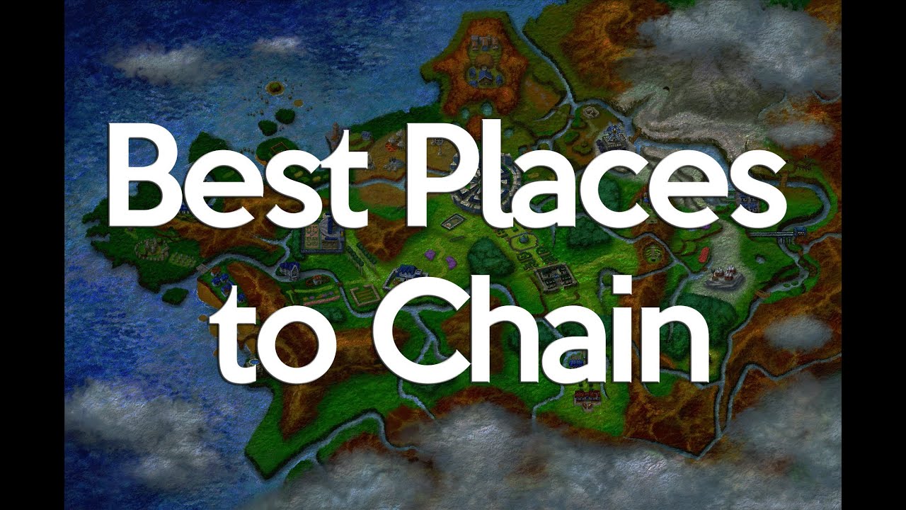Pokemon X and Y Best Places to Chain Pokeradar