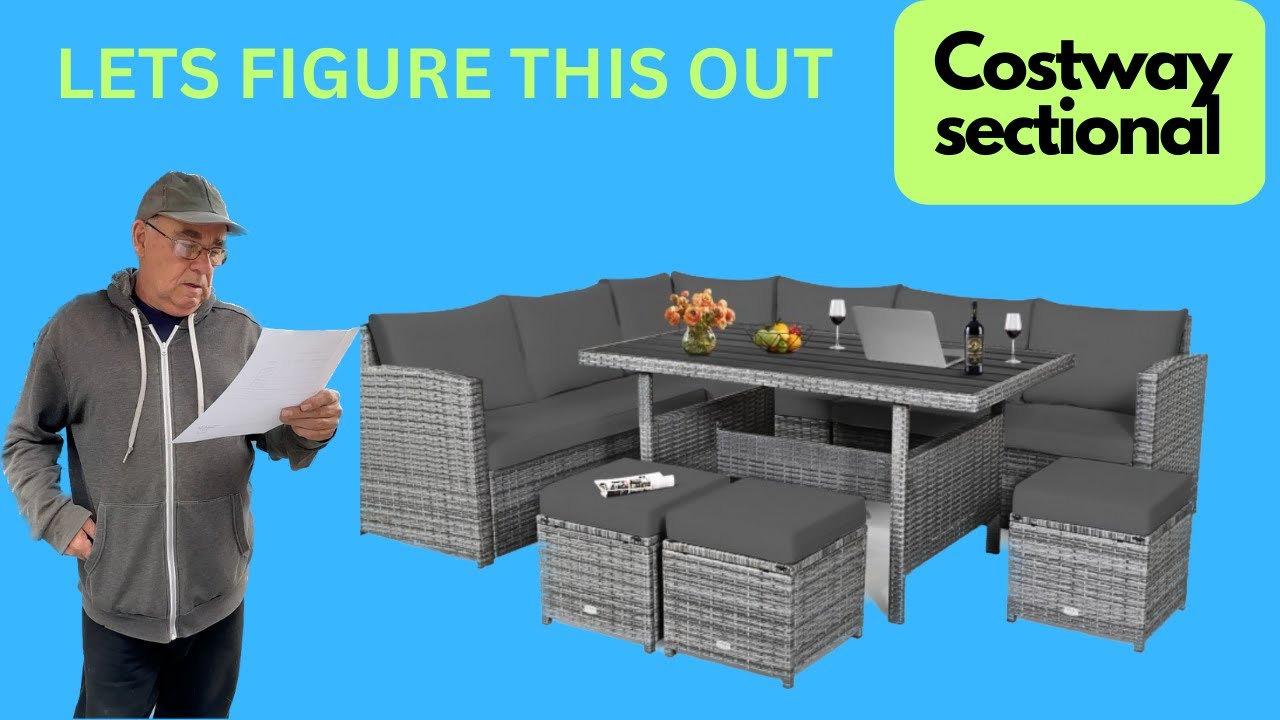 Let's put together a Costway patio sectional