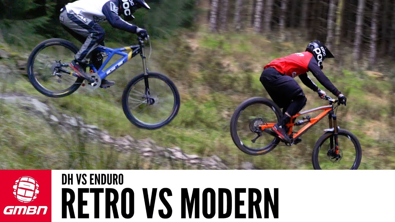 Can A Modern Enduro Bike Beat A Retro Downhill Bike?