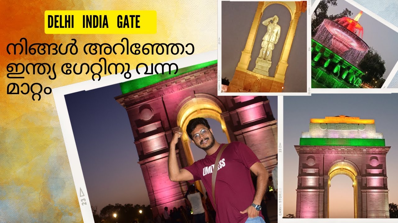 In India Gate Delhi | Central Vista Avenue | Kartavya Path | India Gate New Look - 4k HDR