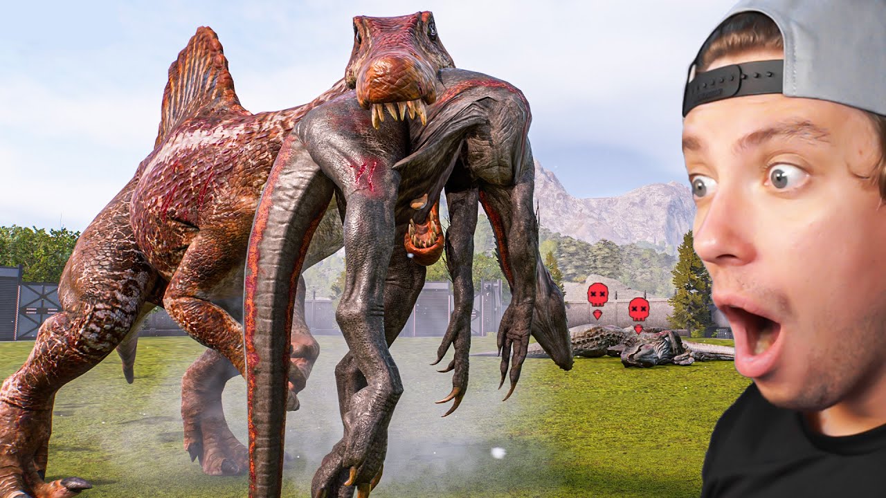 MAX LEVEL Spinosaurus Death Run in Jurassic World Evolution 3