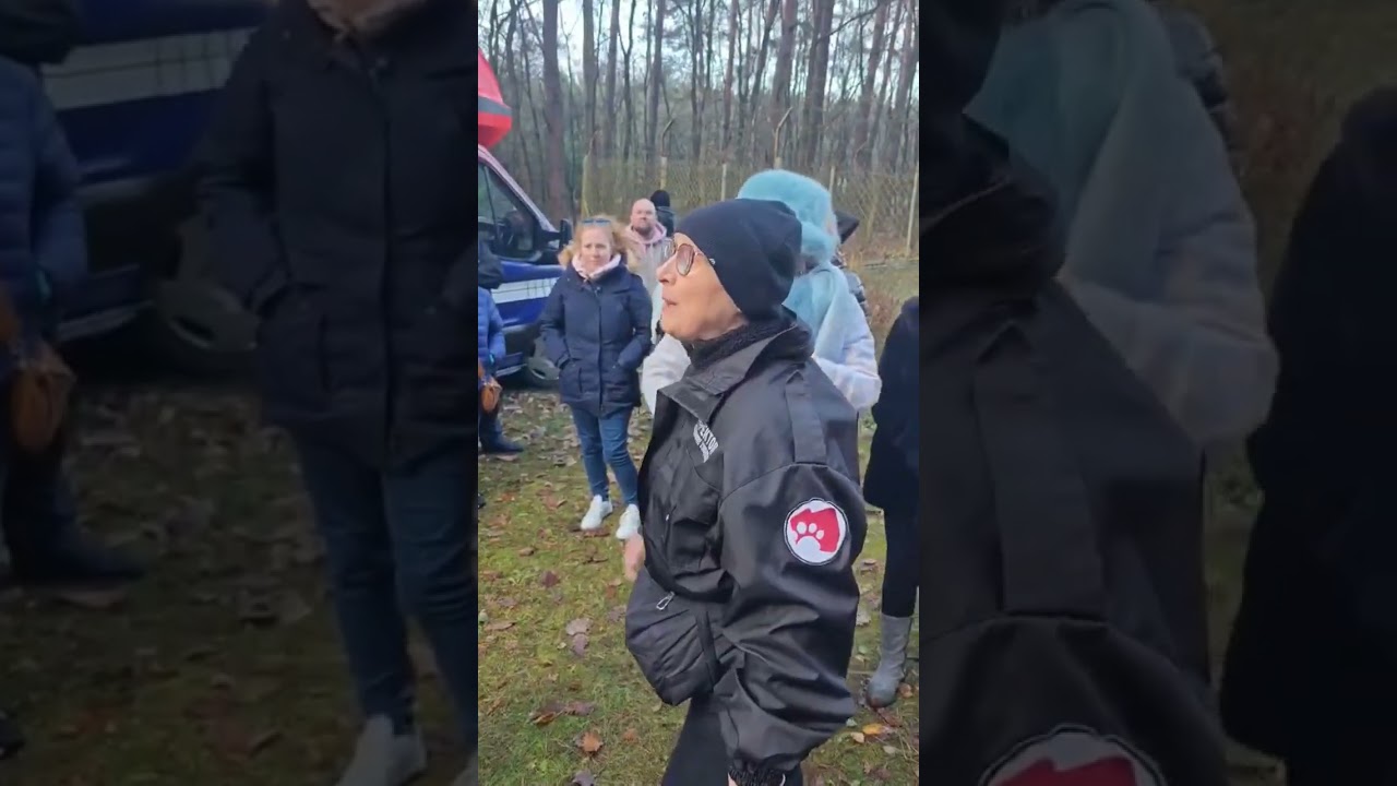 🐾 Protest w Sobolewie przeciwko warunkom w schronisku „Happy Dog” 🐾 Pod schroniskiem