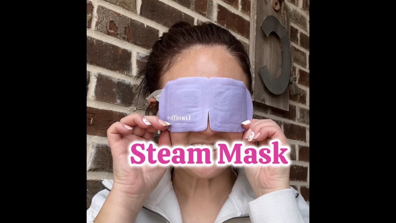 Enjoy a calming spa experience with this disposable steam eye mask 