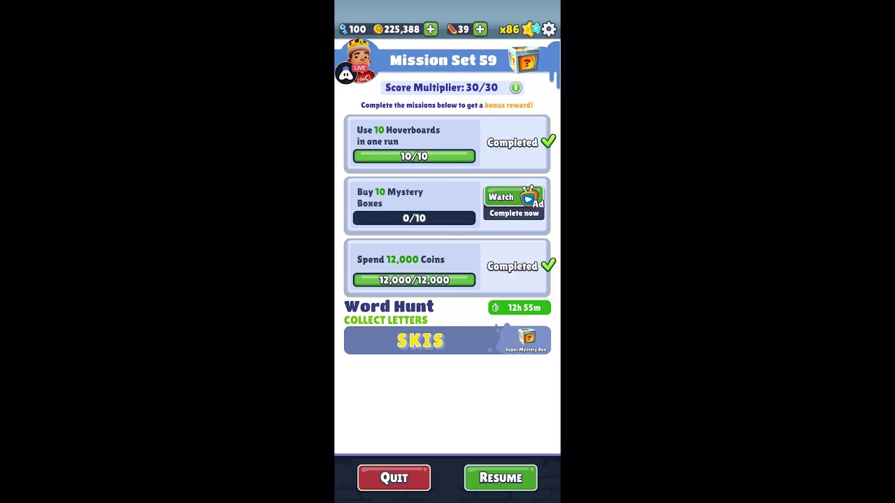 Subway Surfers live gameplay Jan 27