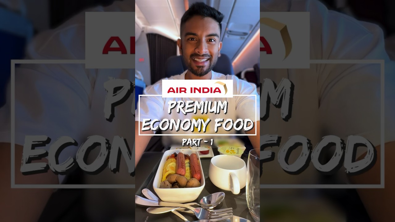 AMAZING Air India&rsquo;s Brand New A350 Experience! 🤩🍳✈️ (1/2)