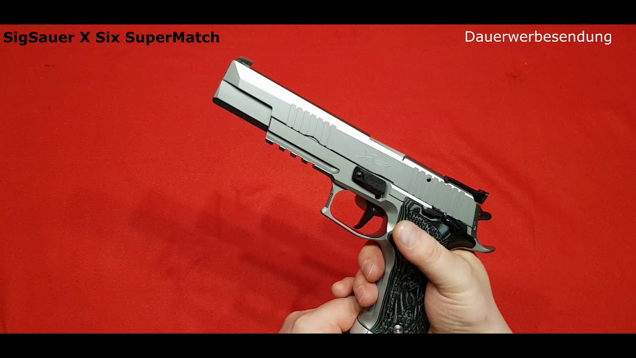 Vorstellung P226 X Six Supermatch Kaliber 9mm x 19