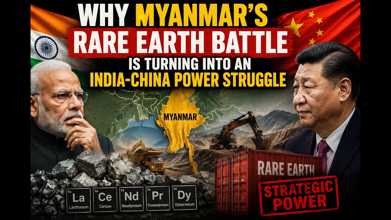 Why Myanmar&rsquo;s Rare Earth Battle Is Turning Into an India-China Power Struggle | By NewsSprint