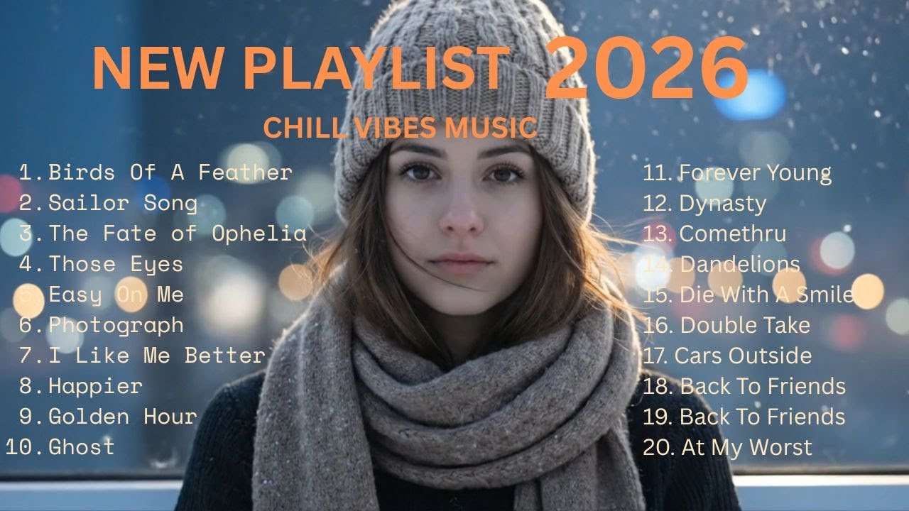 New Playlist 2026 🍂🎵| Chill Vibes That Feel Deep | Birds Of A Feather,  Sailor Song , Happier