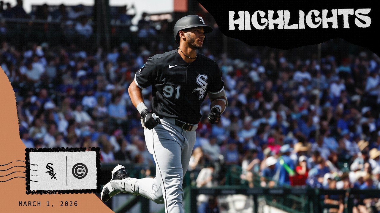 HIGHLIGHTS: FOUR Home Runs Boost White Sox Over Cubs (3.1.26)