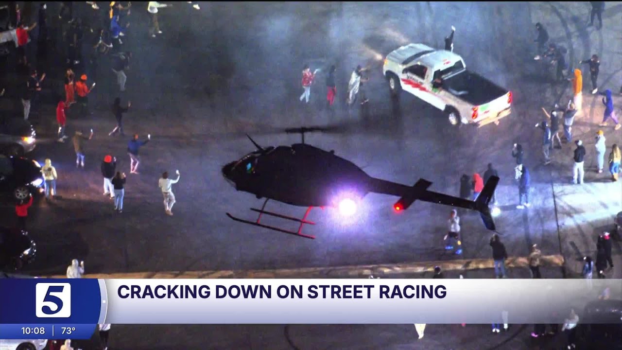 Eyes in the sky: helicopters help police catch street racers