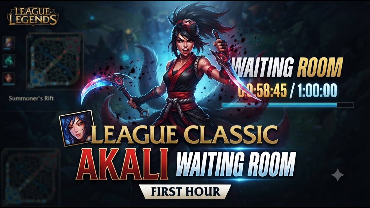 League Classic Akali Waiting Room, The First Hour.