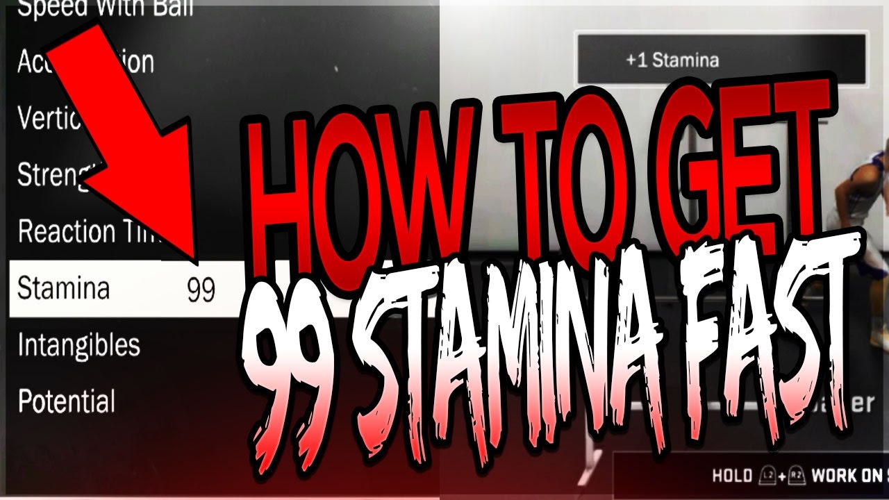 HOW TO GET 99 STAMINA + FREE THROW IN NBA 2K17!! (FAST + EASY)