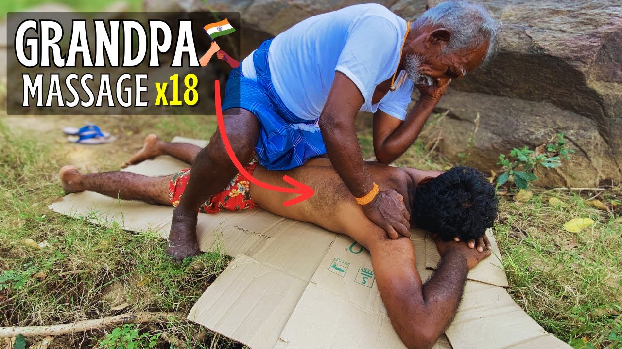 🔱Hogenakkal Old👴 Man Oil 💆‍♂️Massage | Classic🎻 Style Cosmic Massage | Asmr😴 With No Sounds🔇🤫