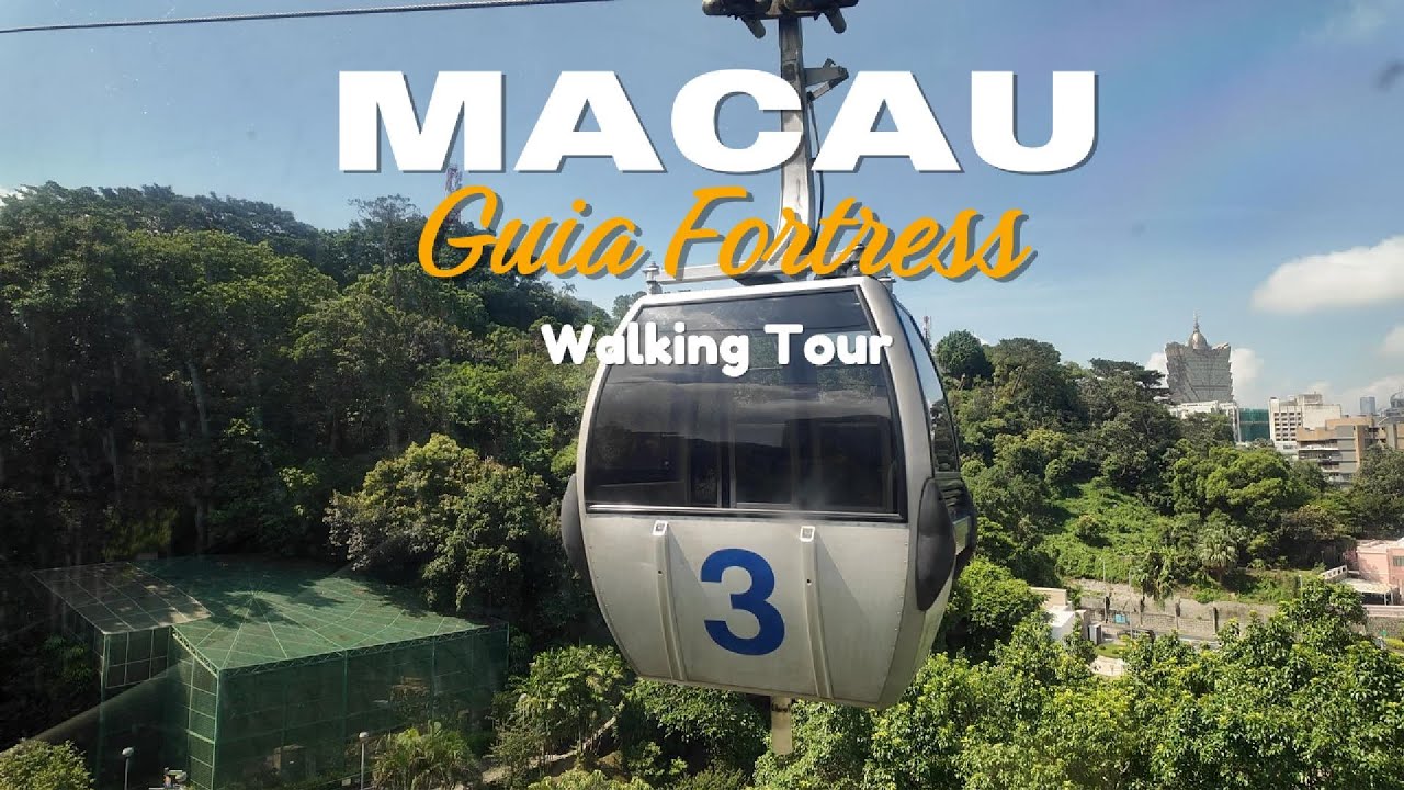 A Slow Walk Up to Guia Fortress, Macau | Real Time Walk (No Talking)