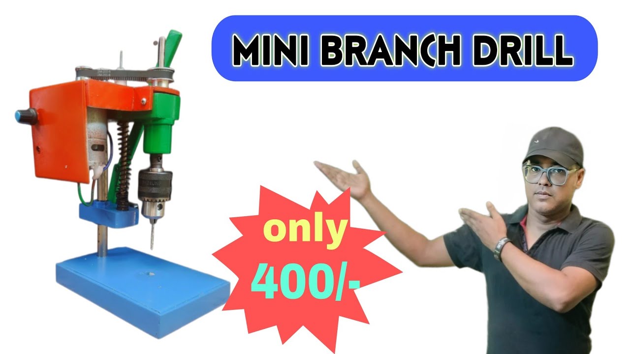 I built a bench drill mechine | bahuti sasta mea | tech experiment 