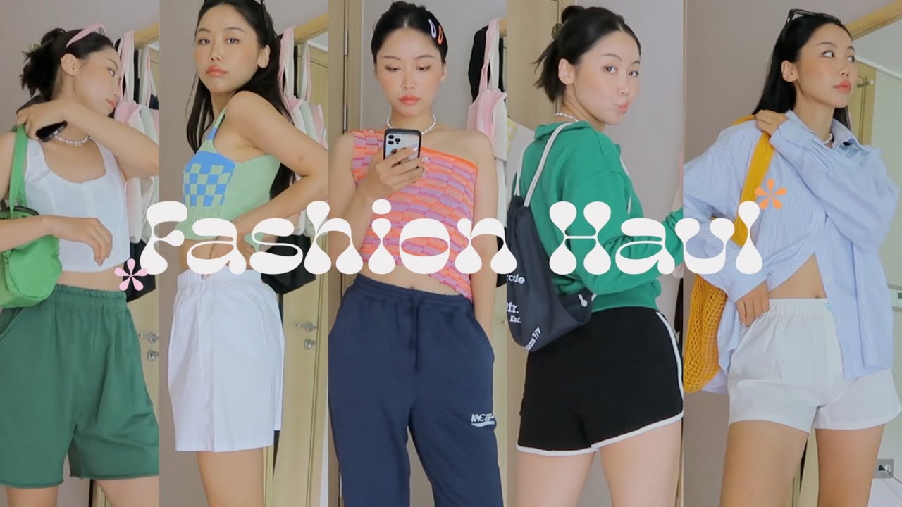 FASHION HAUL 여름에 편하게 입으려고 샀는데 40가지 (ft.귀여운 반바지들) | kinda cool