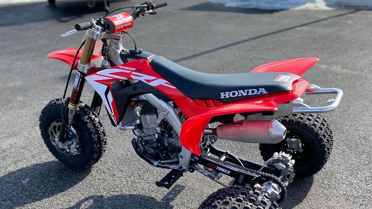 CRF450R Dirt Bike To Trike Three wheeler Conversion BVC Trikes