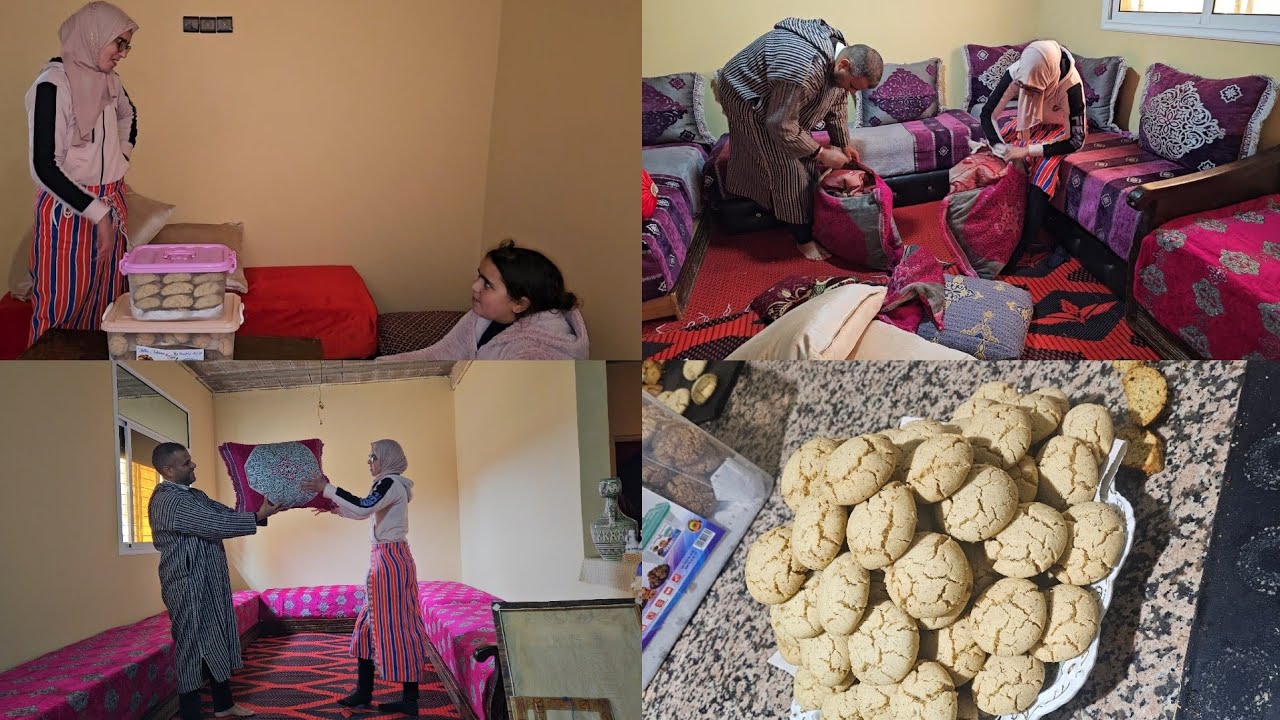 الحمد لله الأمور غادة على خير 🥰فرشنا الصالون وكملنا معاكم المفاجئة 🥰