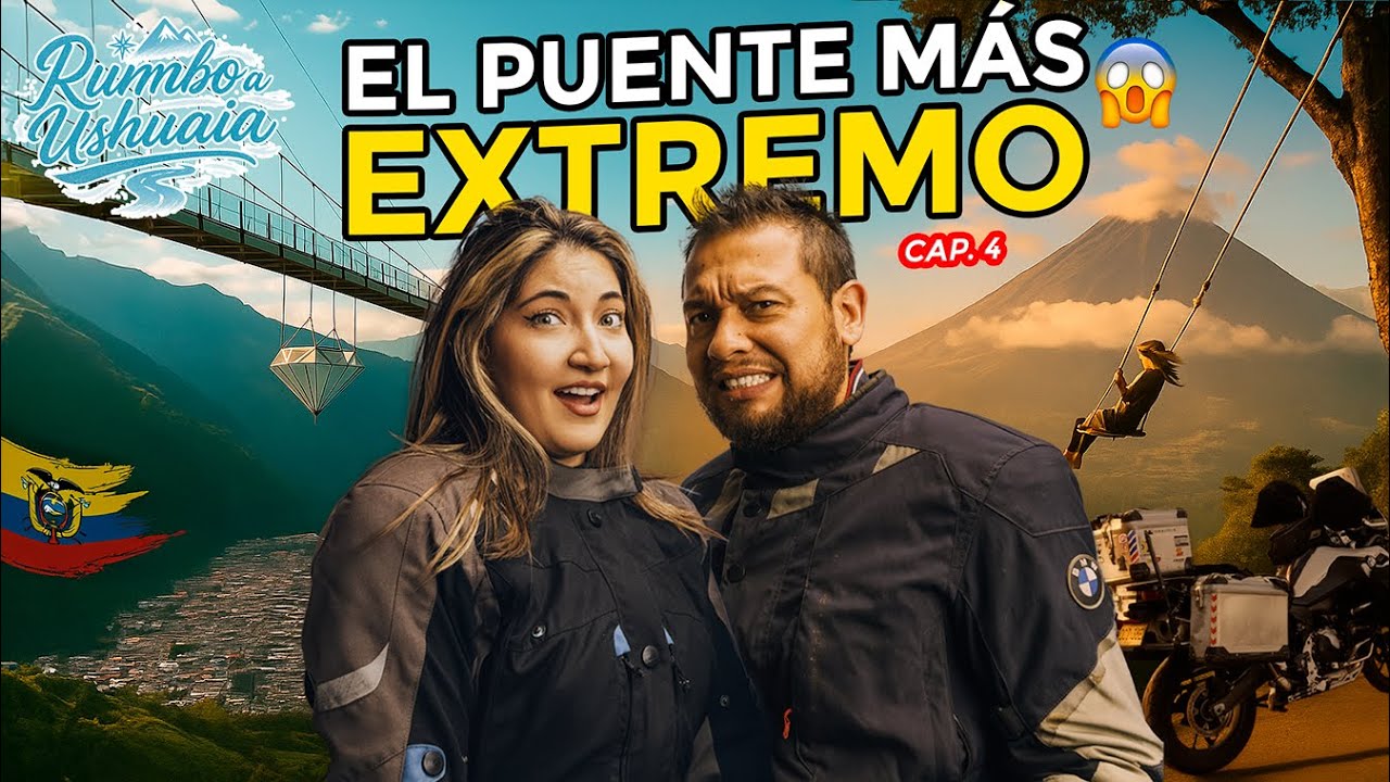 ¿Te atreverías a cruzarlo? 🌉 Baños de Agua Santa, Puente de Cristal y Columpio del Fin del Mundo