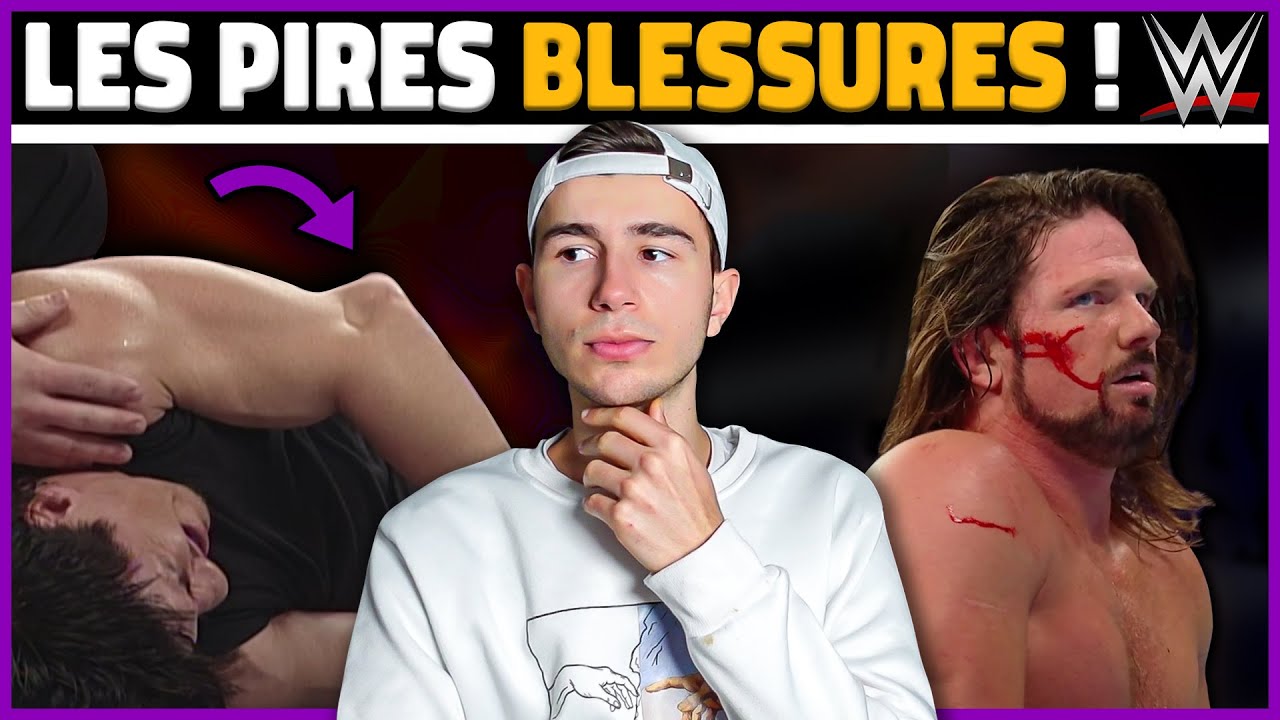Les PIRES blessures &agrave; la WWE !